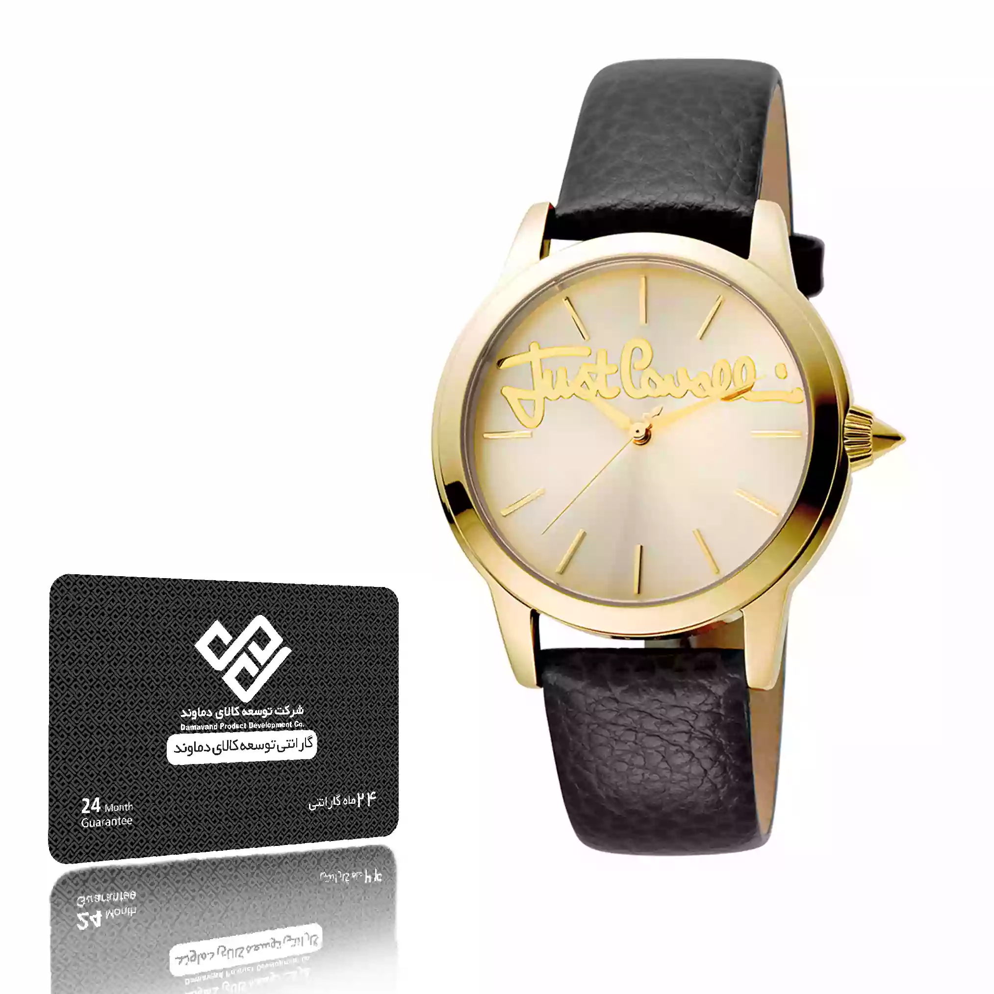 ساعت مچی عقربه ایی زنانه جاست کاوالی مدل JC1L006L0035