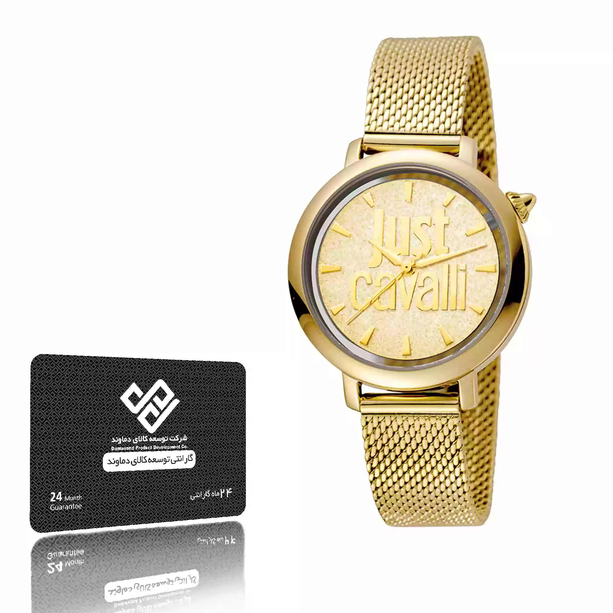 ساعت مچی عقربه ایی زنانه جاست کاوالی مدل JC1L007M0065
