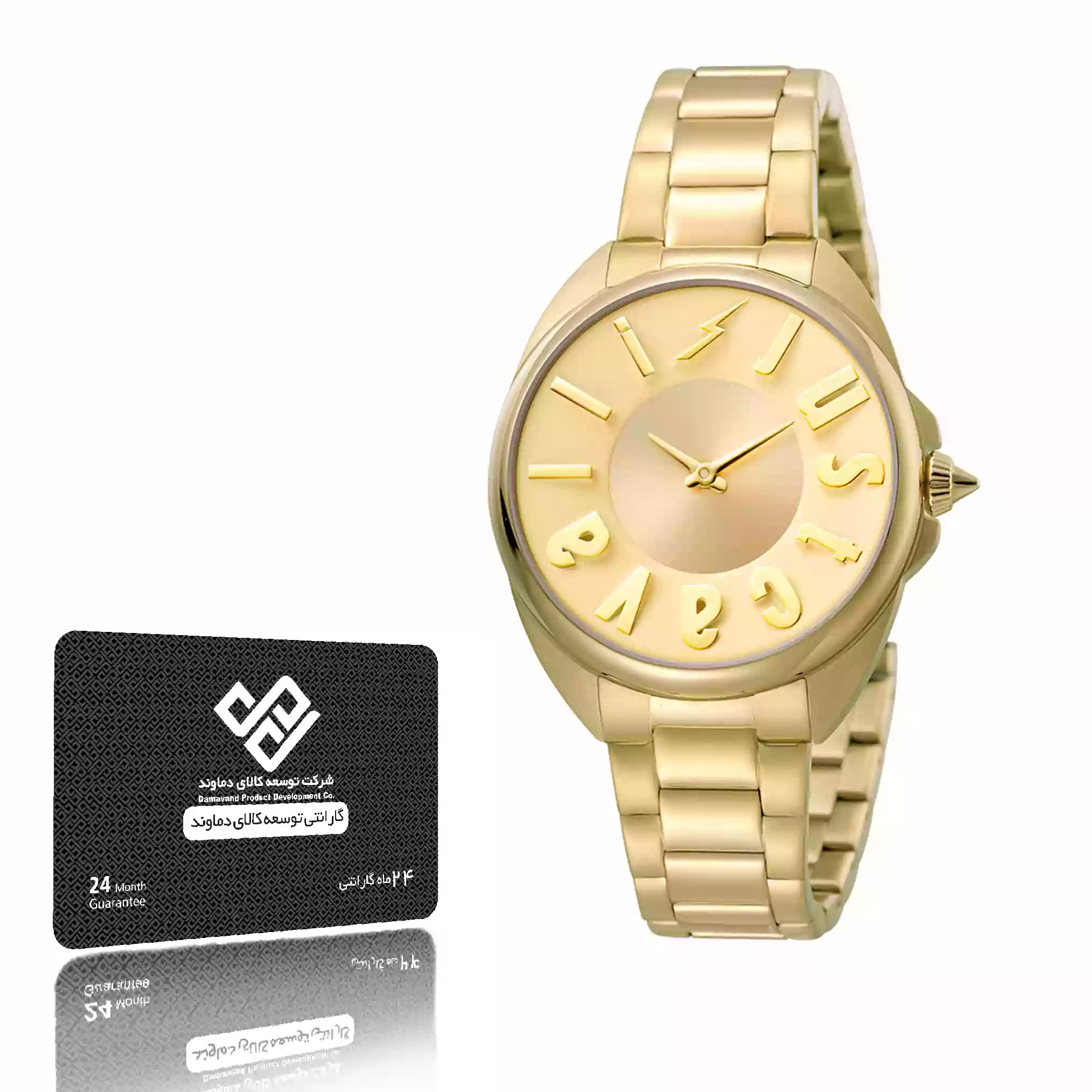 ساعت مچی عقربه ایی زنانه جاست کاوالی مدل JC1L008M0085