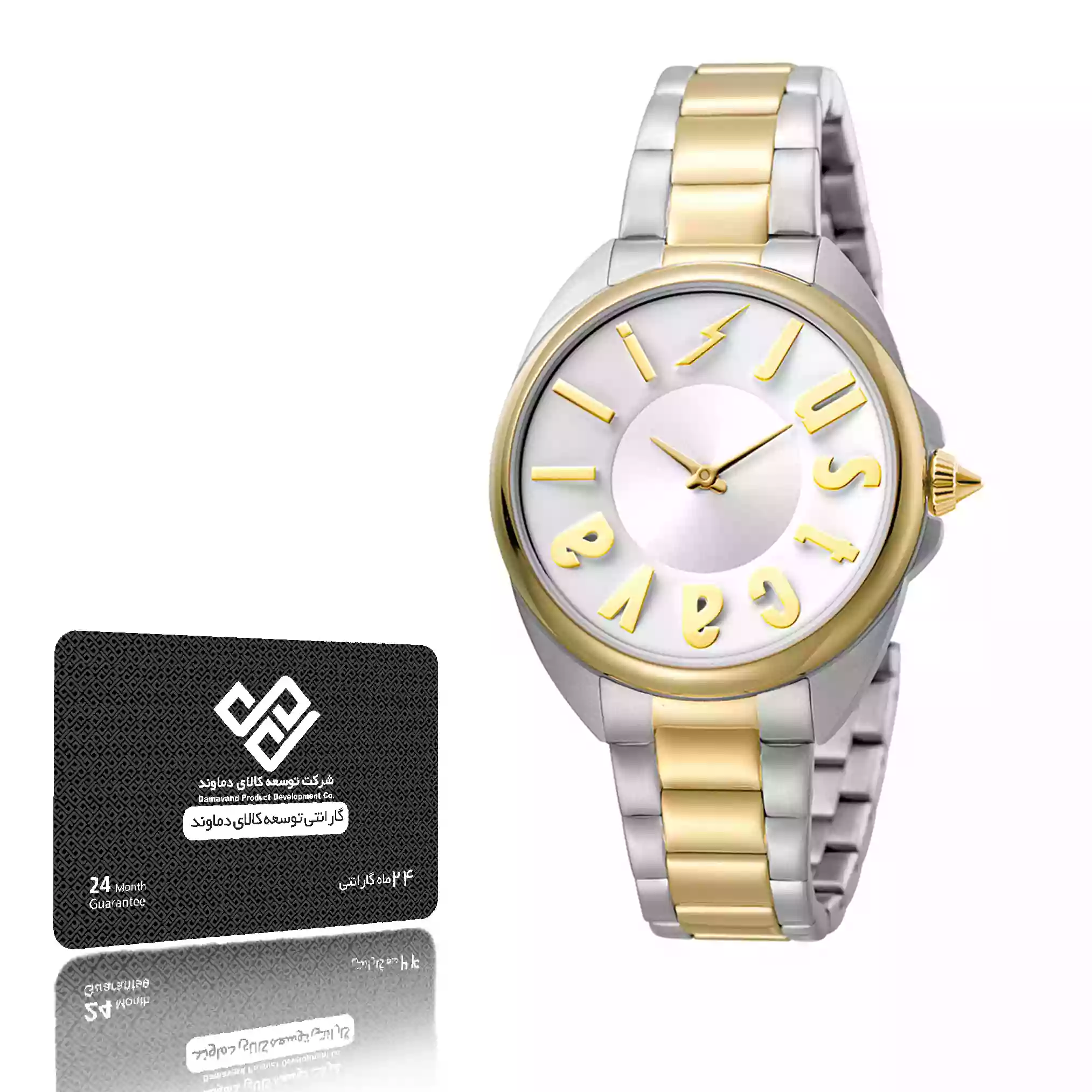 ساعت مچی عقربه ایی زنانه جاست کاوالی مدل JC1L008M0105