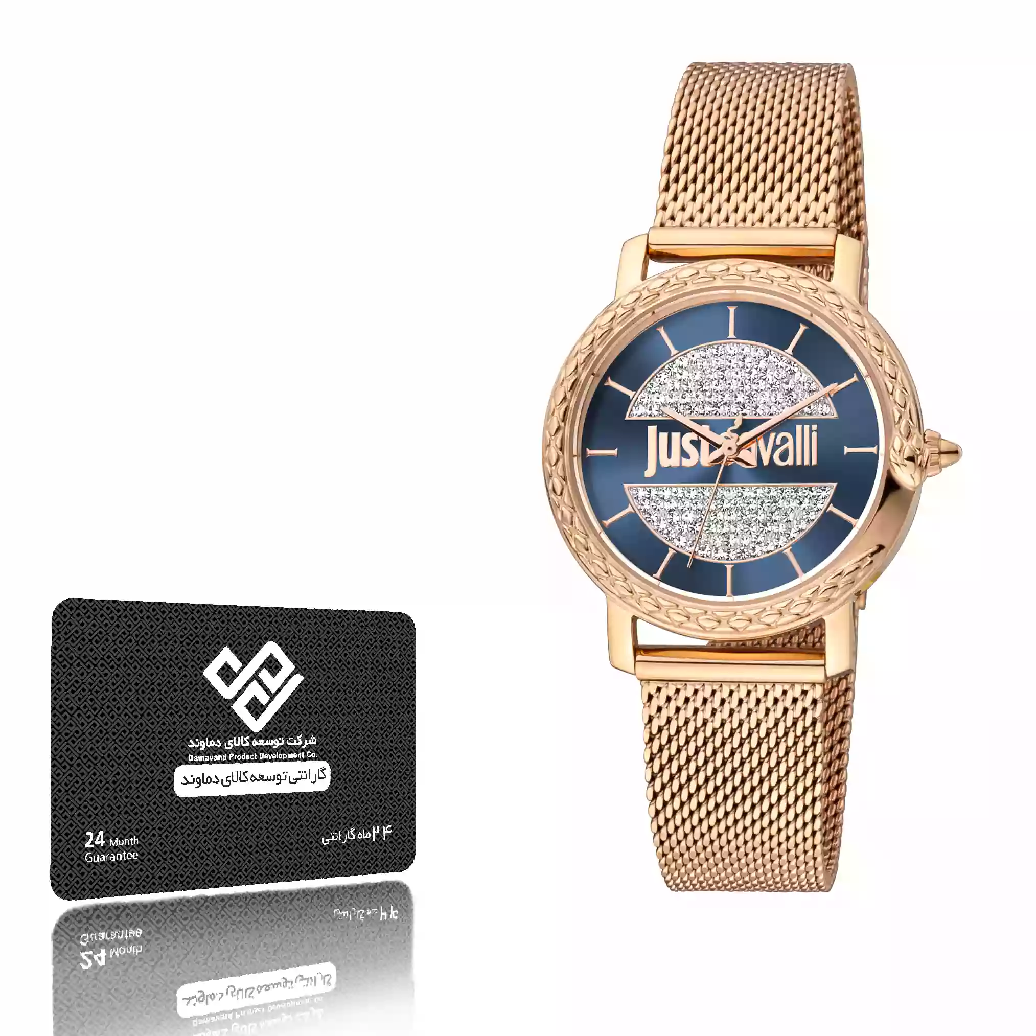 ساعت مچی عقربه ایی زنانه جاست کاوالی مدل JC1L212M0255