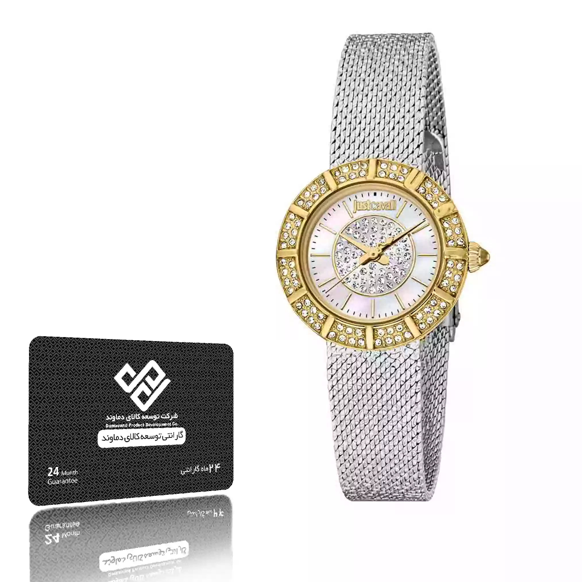 ساعت مچی عقربه ایی زنانه جاست کاوالی مدل JC1L253M0095